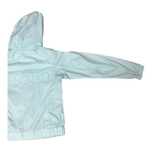 Columbia Women Blue Rain Jacket Size M Hoodie Windbreaker Jacket Zip-Pocket - Picture 7 of 14